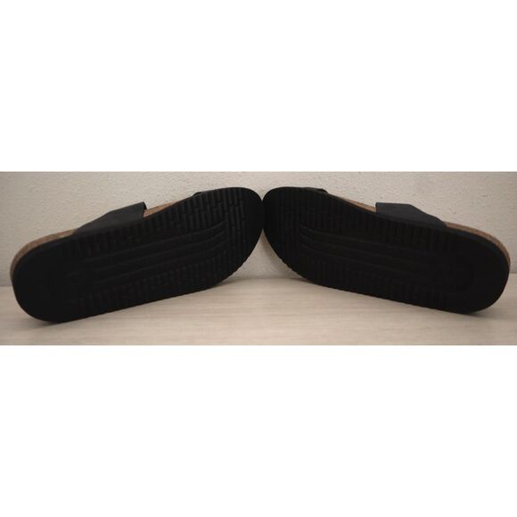 Mephisto Women's Sz 37 US 7 Black Nubuck Leather Helen Sandals - Picture 4 of 14